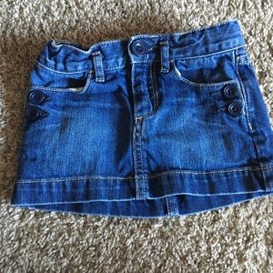 Gap girls jean skirt